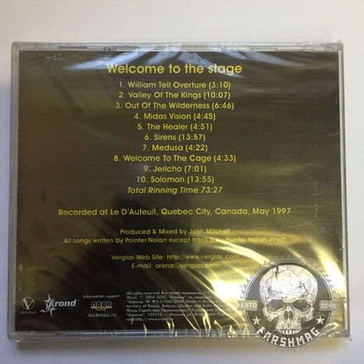 ARENA - WELCOME TO THE STAGE