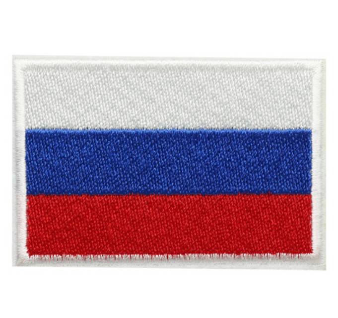 нашивка - РОССИЯ (БЕЛАЯ)