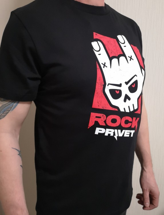 ФУТБОЛКА - ROCK PRIVET (KOZA)