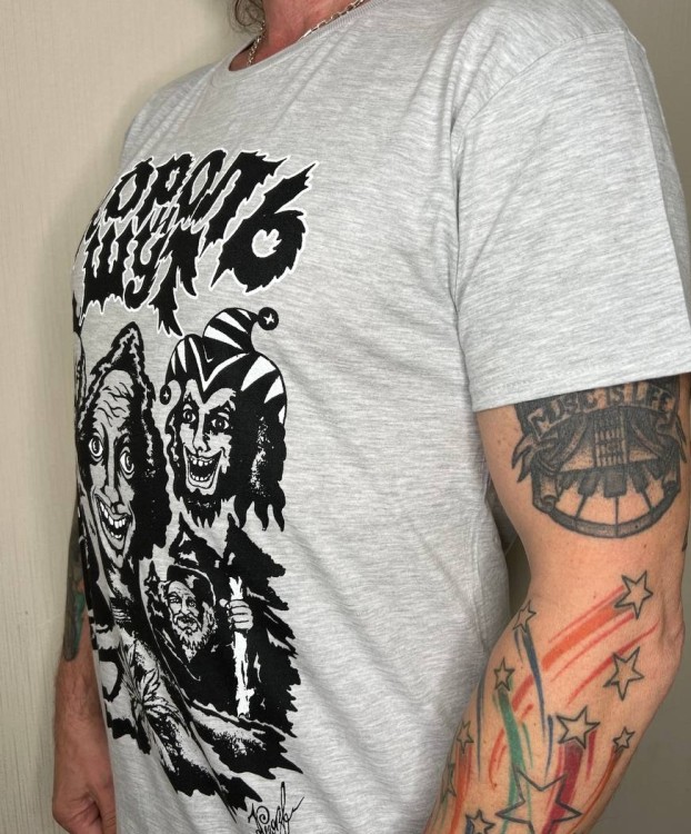 ФУТБОЛКА - КОРОЛЬ И ШУТ (СЕРАЯ)