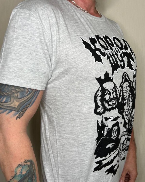 ФУТБОЛКА - КОРОЛЬ И ШУТ (СЕРАЯ)