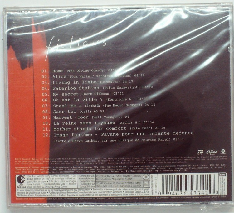 JANE BIRKIN - FICTIONS 