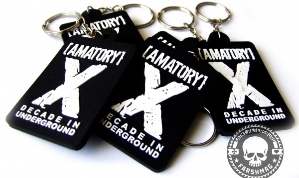 брелок - AMATORY (черный)