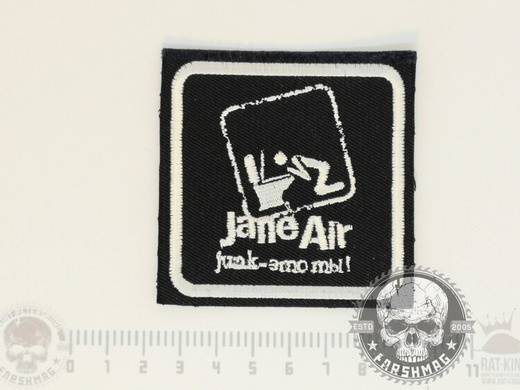 НАШИВКА - JANE AIR (JUNK ЭТО ТЫ, ЧЕРНАЯ)