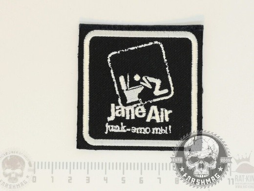 НАШИВКА - JANE AIR (JUNK ЭТО ТЫ, ЧЕРНАЯ)