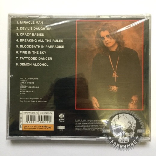 OZZY OSBOURNE - THE REST FOR THE WICKED